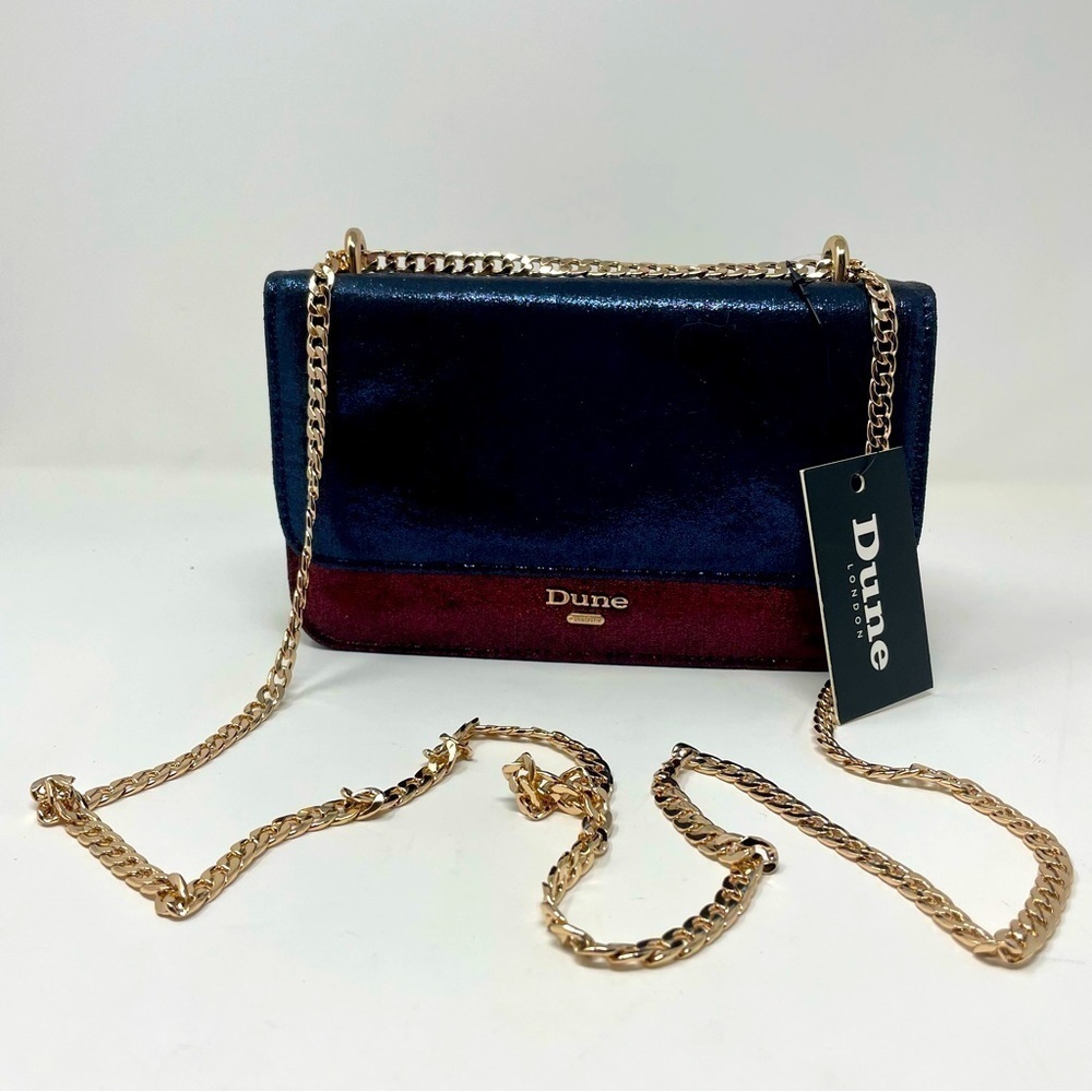 Dune London Shimmer Mini Crossbody / Shoulder Bag Nwt